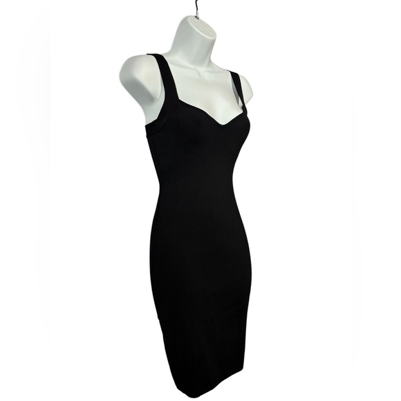GUESS, Anis Mirage Sleeveless Ribbed Dress, Small, Black - Picture 9 of 14